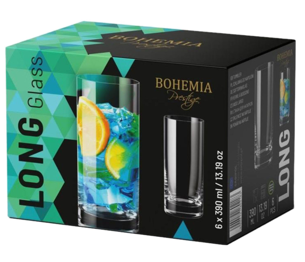 BOHEMIA Szklanka PRESTIGE Long 390ml 6 szt - 1596530 - zdjęcie 3